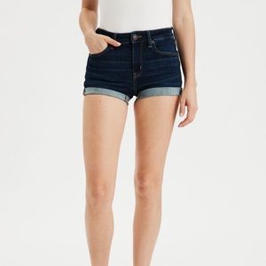 American Eagle high rise shortie shorts
